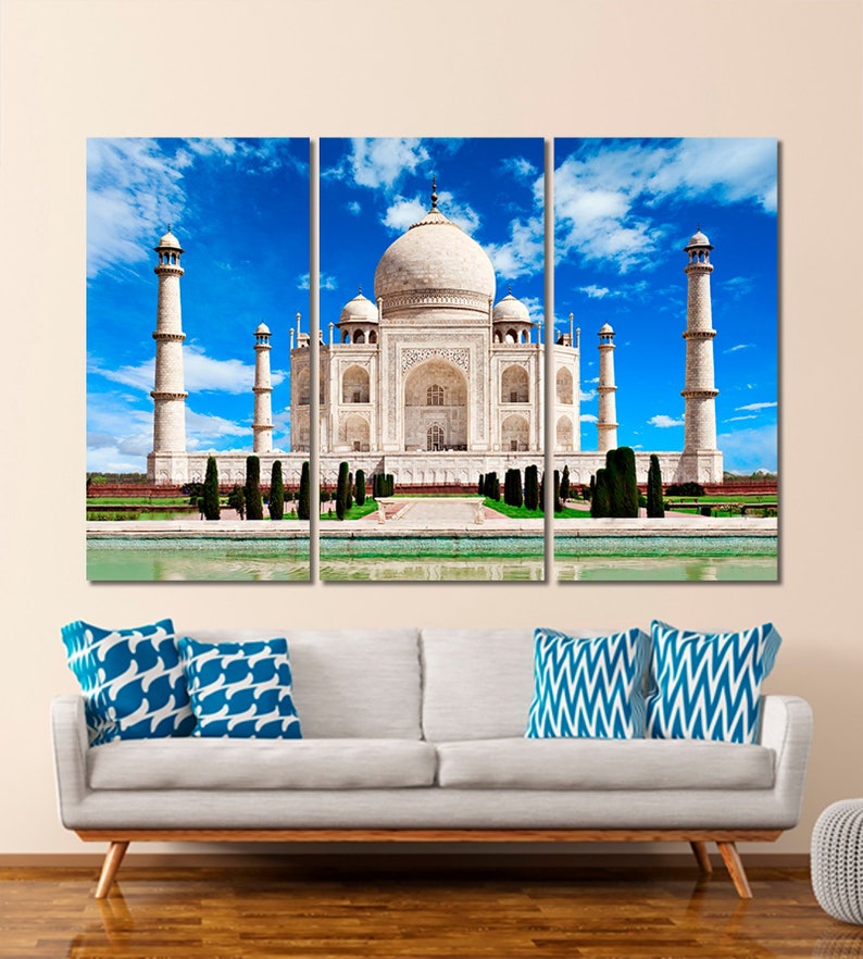 India Canvas Print India Wall Art India Canvas Set 7 Etsy