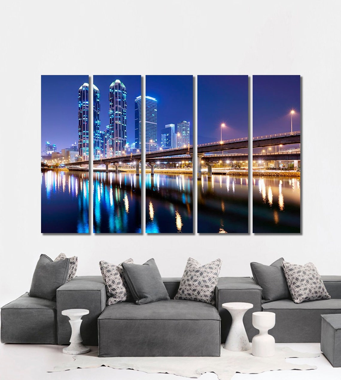South Korea canvas print South Korea wall art Korea wall Etsy