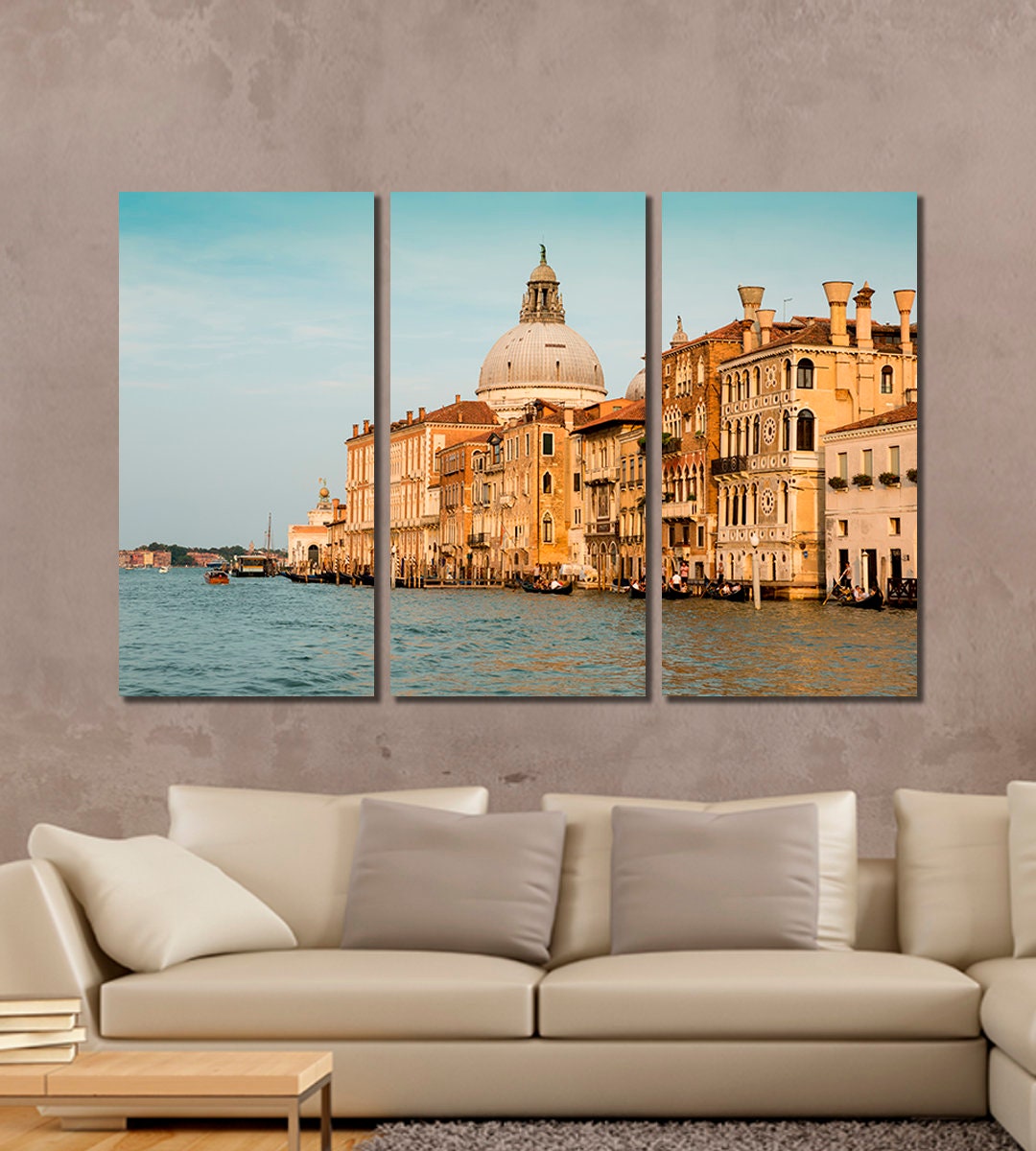 Italy cityscape Italy wall art Italy canvas print Venice Etsy
