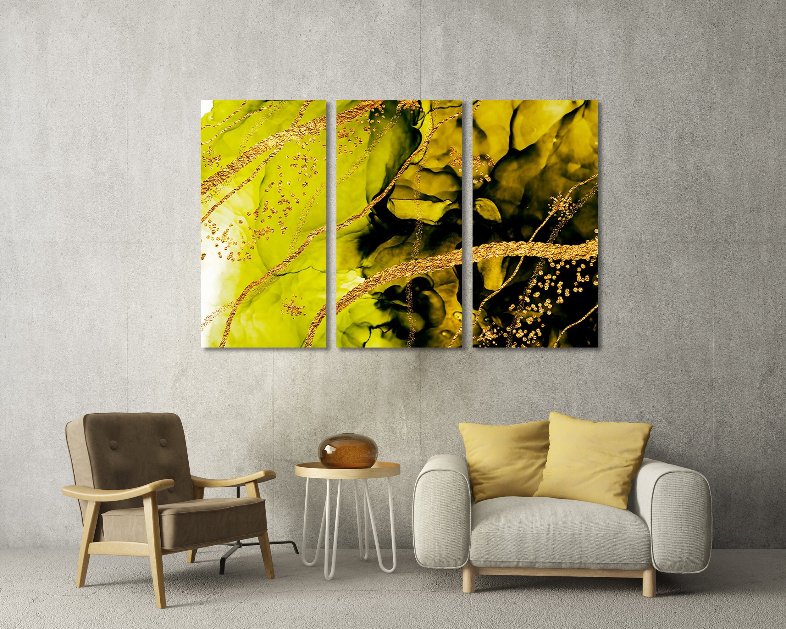 Marble canvas print Marble wall art Contemporary Etsy