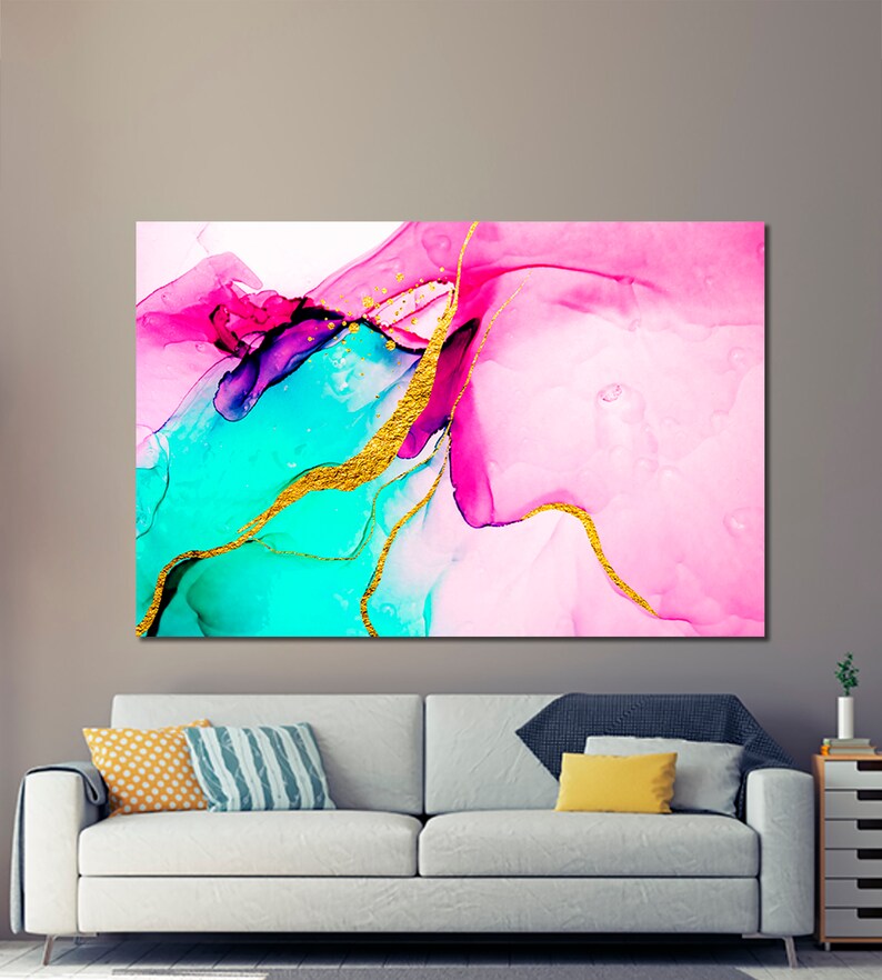 Watercolor Canvas Print Watercolor Wall Art Watercolor Etsy