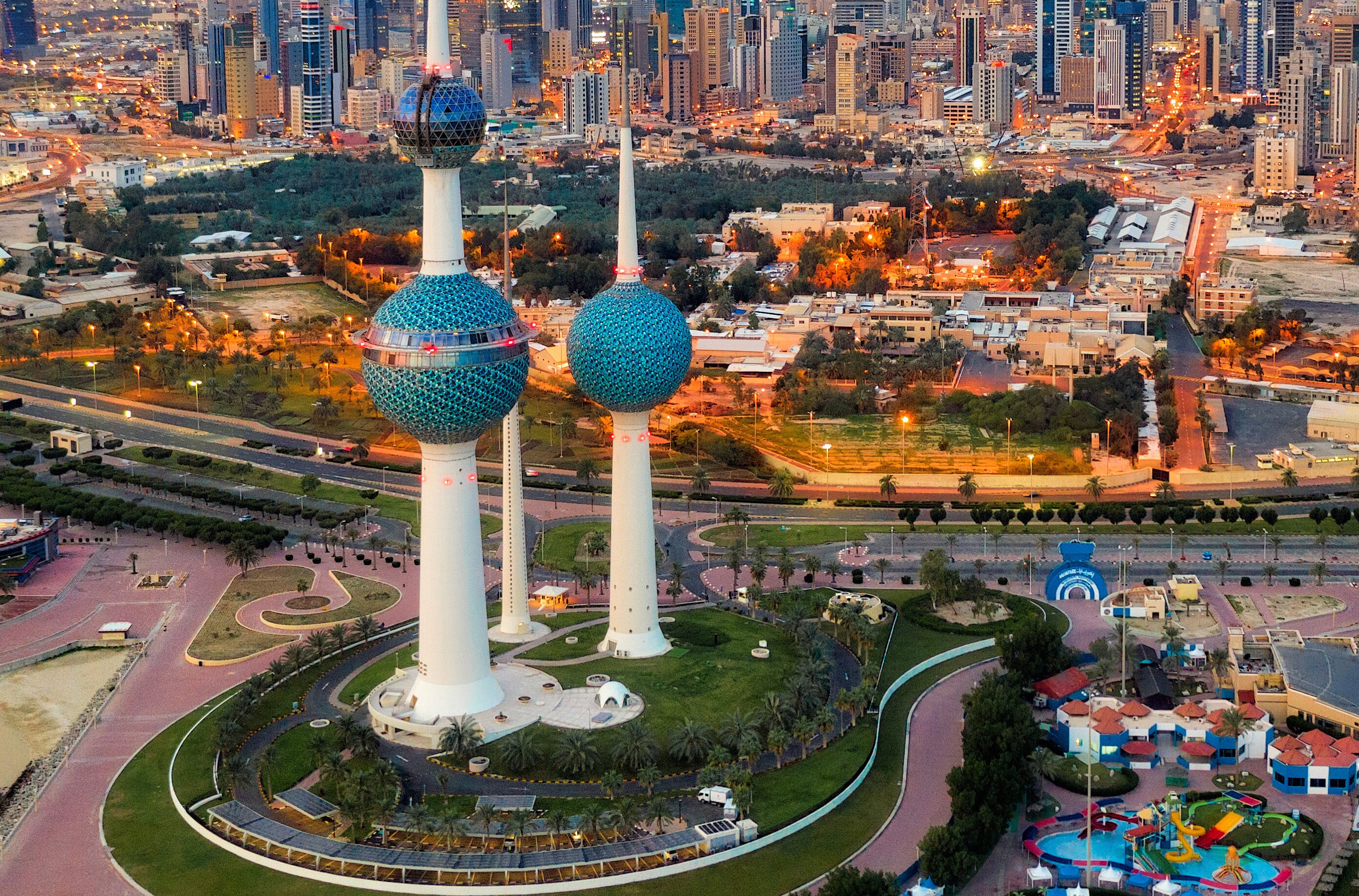 Kuwait skyscrapers Kuwait canvas print Kuwaiti wall art Etsy