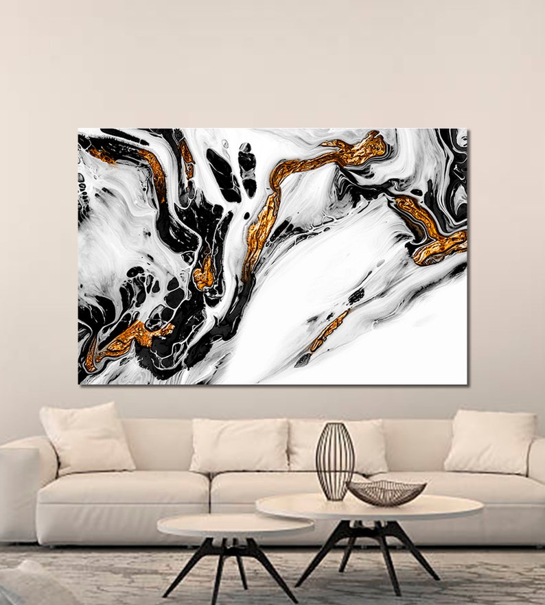 Acrylic Wall Art Acrylic Canvas Print Abstract Canvas Print Etsy