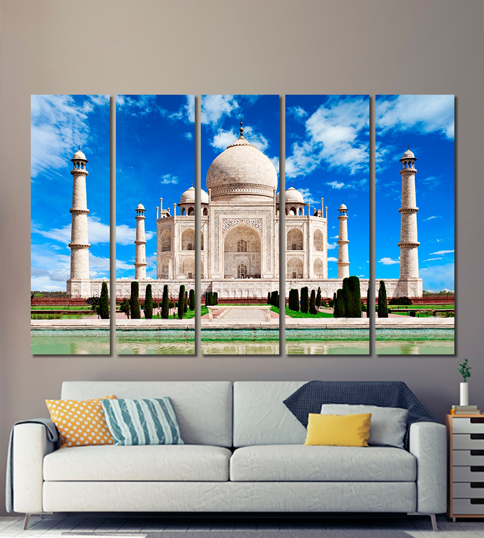 India Canvas Print India Wall Art India Canvas Set 7 Etsy