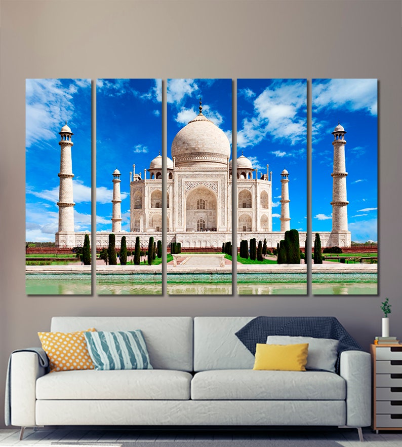 India Canvas Print India Wall Art India Canvas Set 7 Etsy
