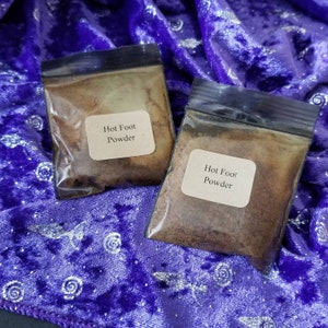 Hot Foot Powder banishing remove hoodoo curio conjure hex enemy spell