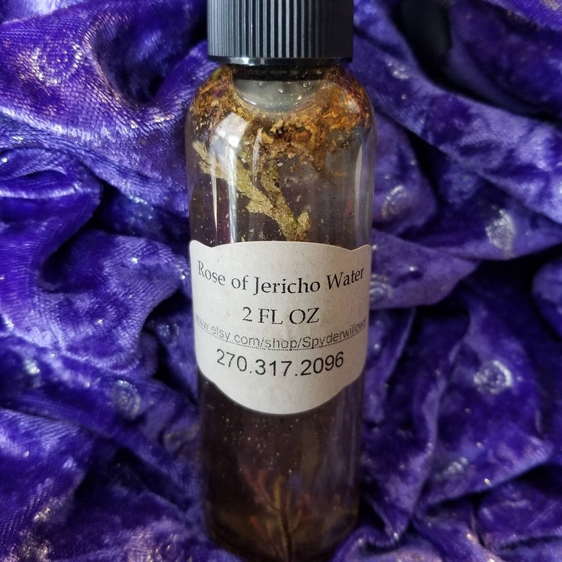 Rose of Jericho Water 4-16 oz options cleansing blessing holy | Etsy