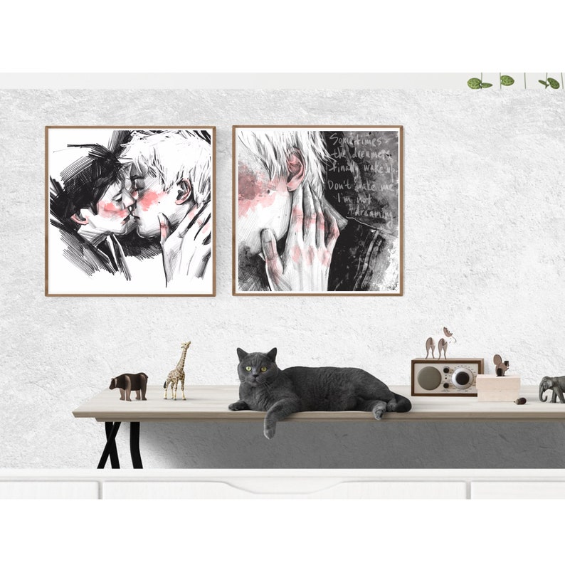 art portrait rosander wtfock wall poster sobbe wall art.fanart fan poster ronder art print art poster skam belgium printed art