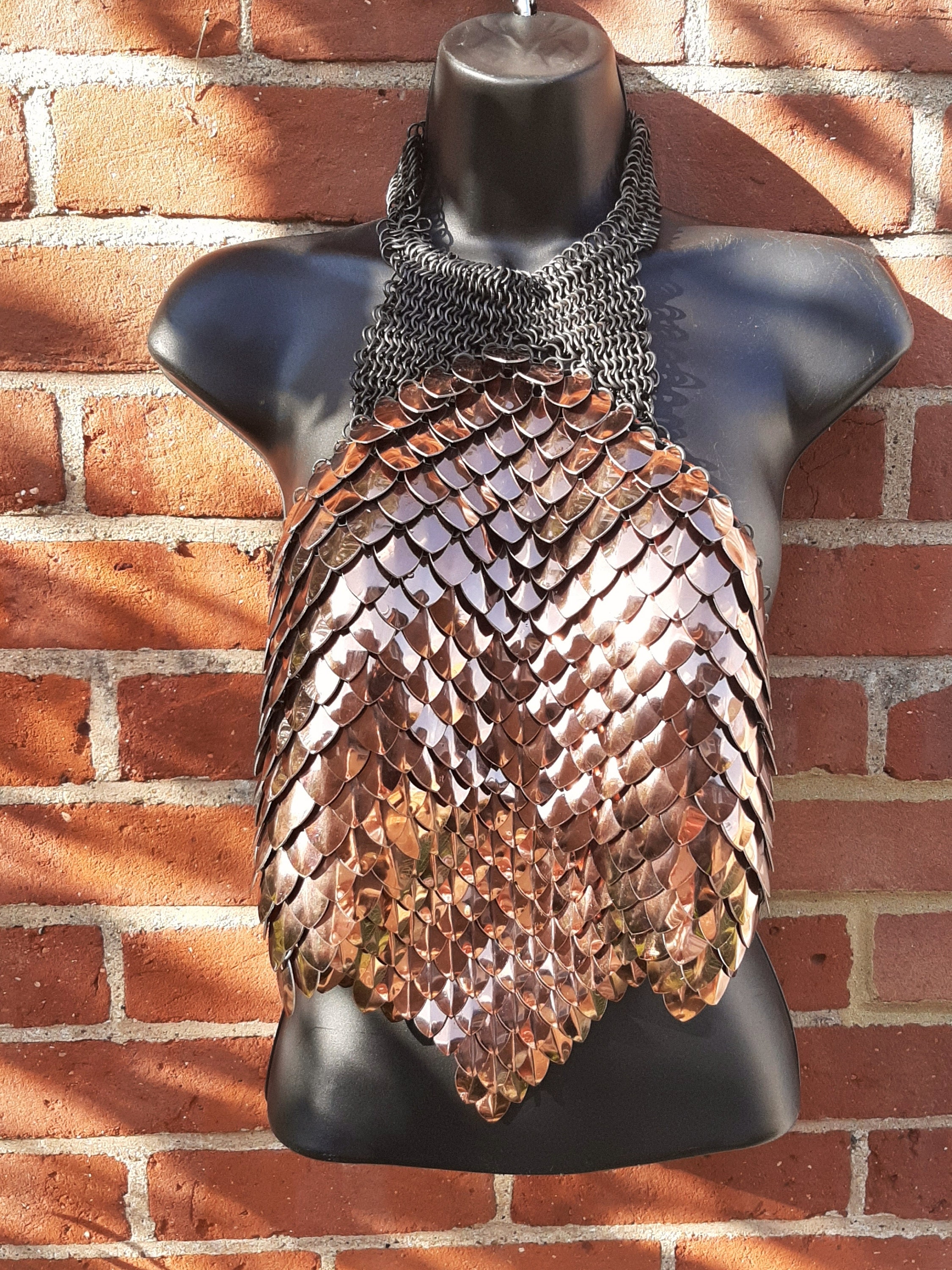 Copper Scalemail Chainmail Armour top Etsy