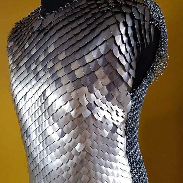 Scalemail Armour Shirt with Chainmail Back made to order