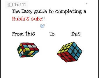 Istruzioni per il cubo di Rubik
