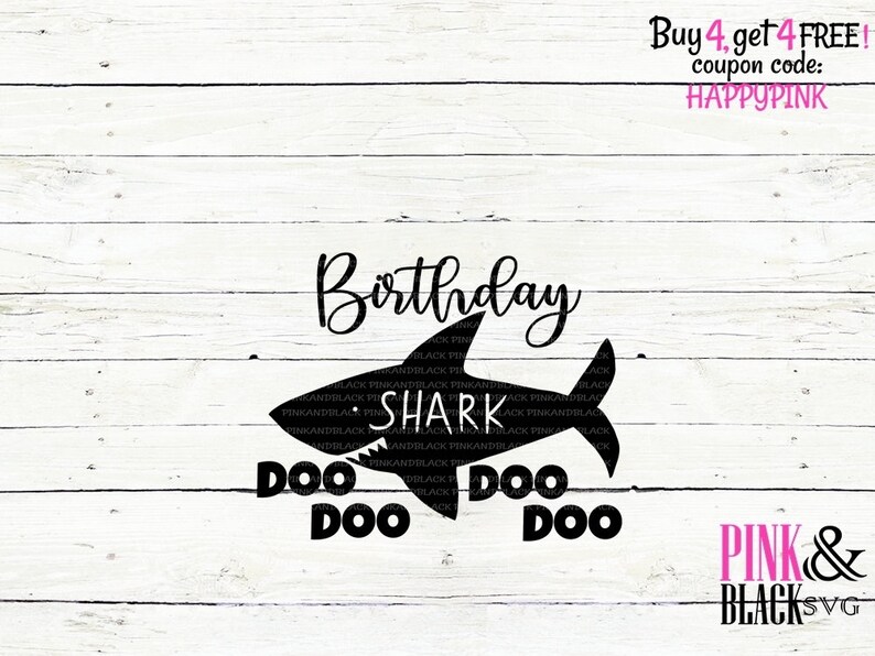 Download Kits Craft Supplies Tools Shark Svg Shark Silhouette Svg Birthday Shark Cut File Birthday Shark Svg Doo Doo Doo Svg Shark Commercial Use Svg