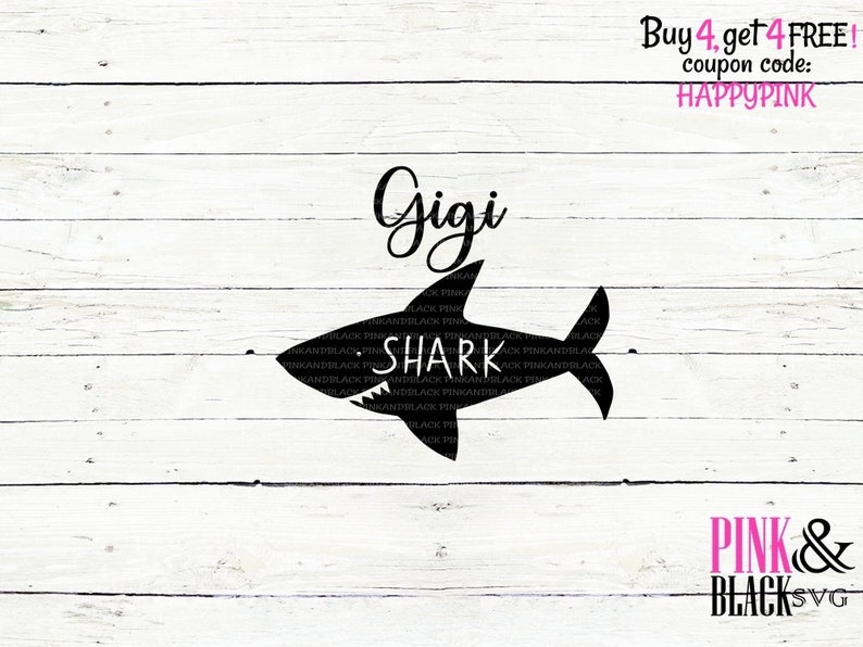 Download Craft Supplies Tools Kits Gigi Shark Svg Png Jpg Dxf Shark Instant Download Grandma Shark Birthday Shark Silhouette Cut File Cricut Cut File Free Commercial Use
