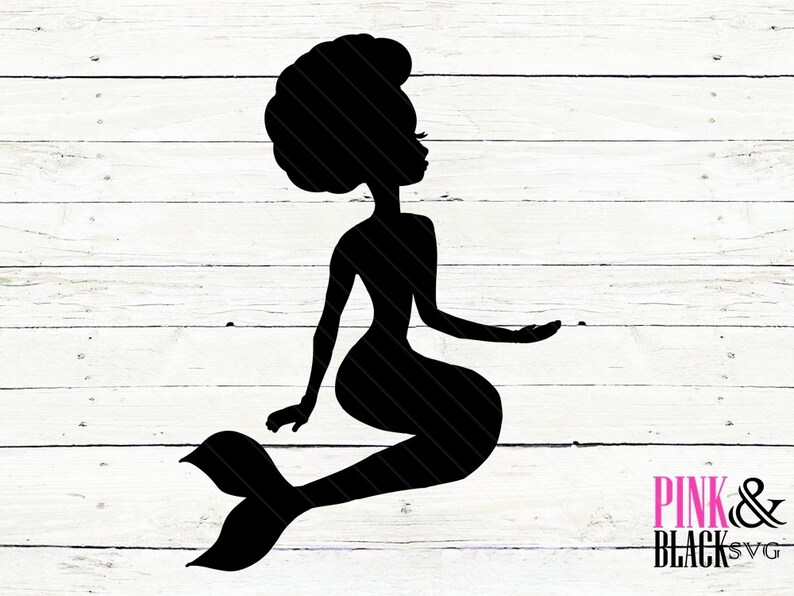 Download Mermaid Silhouette Svg Afro Mermaid Mermaid Svg Mermaid Cut File Kits Craft Supplies Tools Vadel Com