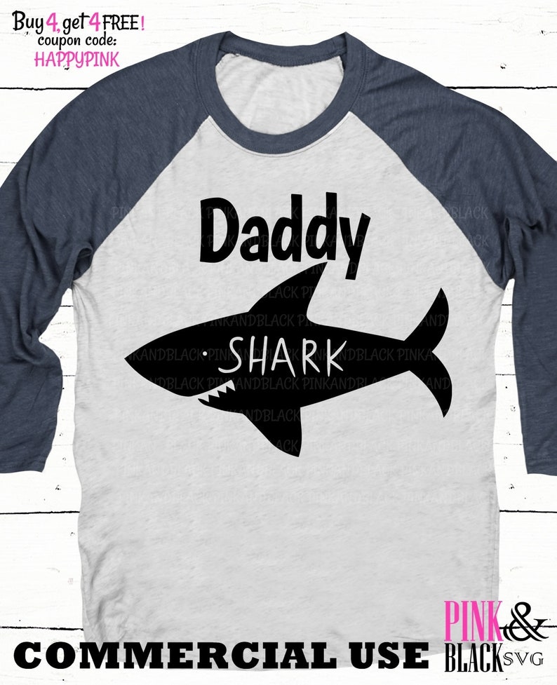 Download Daddy Shark Cut File Shark Svg Shark Silhouette Svg Shark Commercial Use Svg Daddy Shark Svg Paper Party Kids Craft Supplies Tools Shantived Com