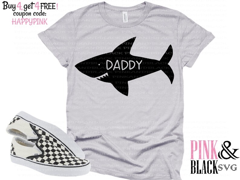 Free Free 255 Daddy Shark Svg Black And White SVG PNG EPS DXF File