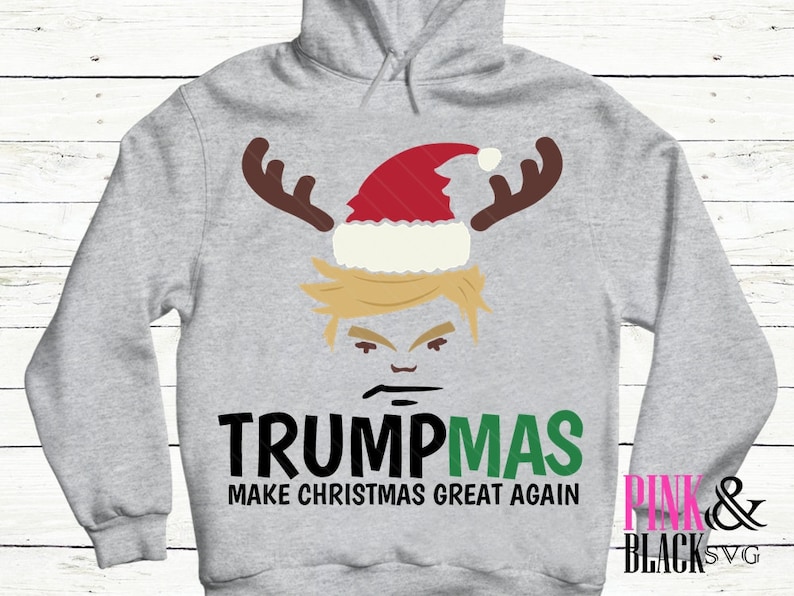 president Trump Trumpmas svg Christmas winter svg