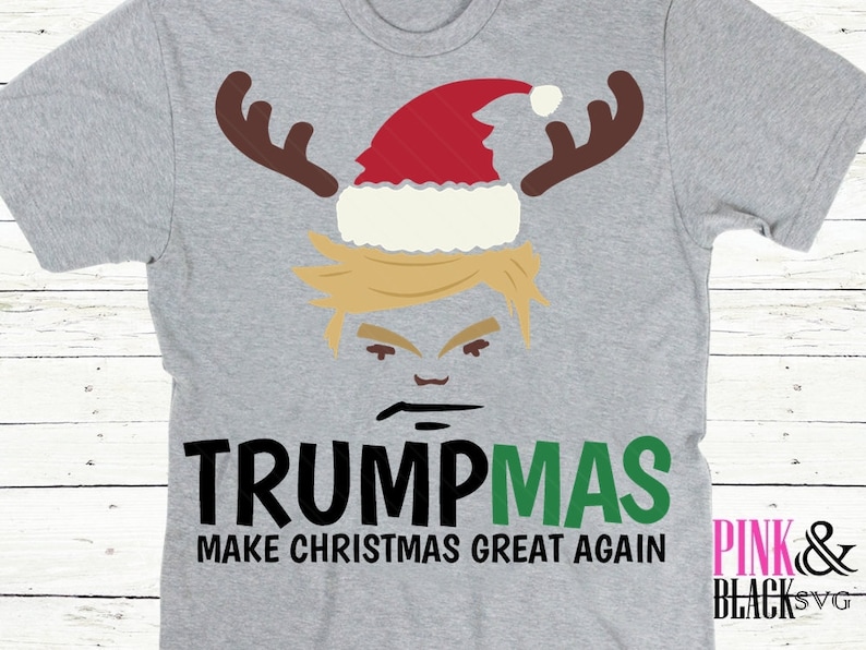 president Trump Trumpmas svg Christmas winter svg