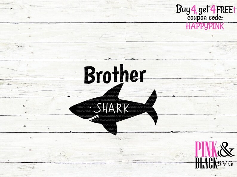 Download Brother Shark Svg Png Jpg Dxf Shark Instant Download Shark Vector Birthday Shark Silhouette Cut File Cricut Cut File Free Commercial Use Craft Supplies Tools Kids Crafts Vadel Com