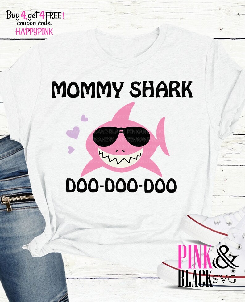Free Free 307 Mommy Shark Svg Free SVG PNG EPS DXF File