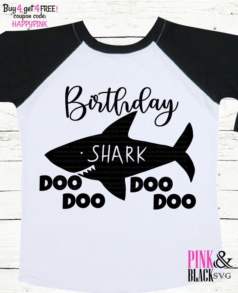 Download Kits Craft Supplies Tools Shark Svg Shark Silhouette Svg Birthday Shark Cut File Birthday Shark Svg Doo Doo Doo Svg Shark Commercial Use Svg