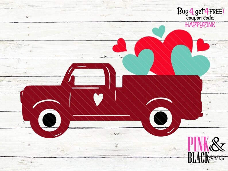Download Craft Supplies Tools Kits Love Svg Valentine Truck Svg Hearts Svg Valentine Svg Love Cut File