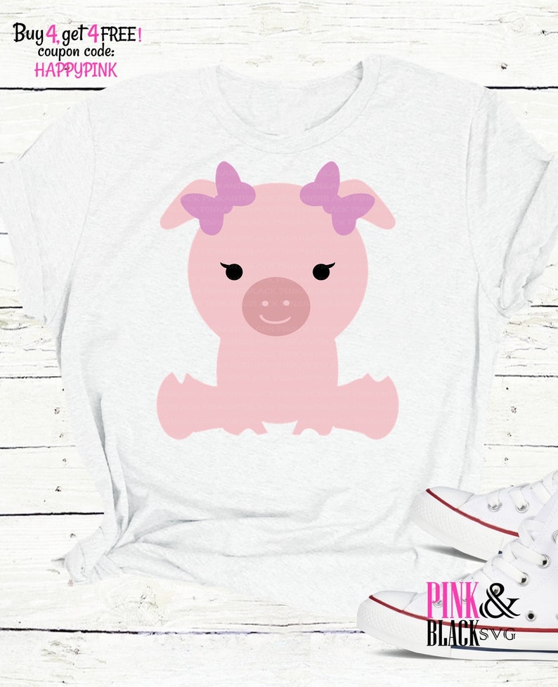 Download Kits Craft Supplies Tools Cute Pig Svg Baby Pig Svg Pig Cut File Pig Svg