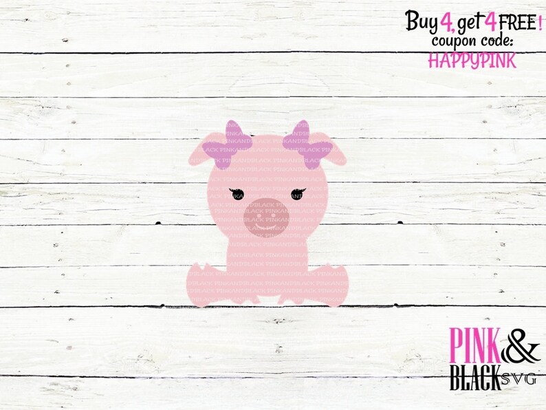 Download Kits Craft Supplies Tools Cute Pig Svg Baby Pig Svg Pig Cut File Pig Svg