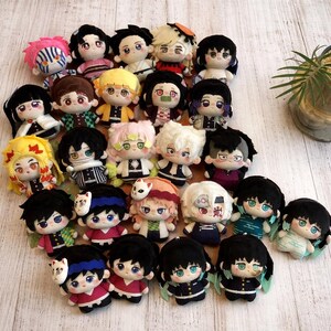 Demon Slayer All Character Plush Doll | Kimetsu no Yaiba Plushies Set | Tanjiro Nezuko Zenitsu Inosuke Anime Stuffed Toy | Cute Kawaii Gift