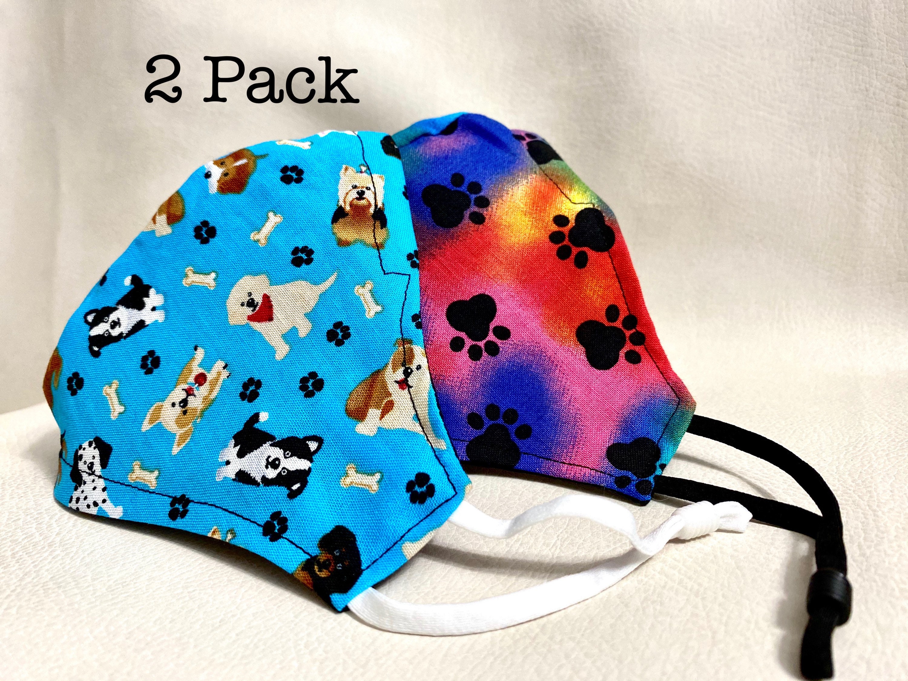 Dog 2 Pack Face Mask Animal Dog Puppy Vet Face Mask Etsy