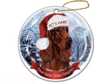 red setter ornaments