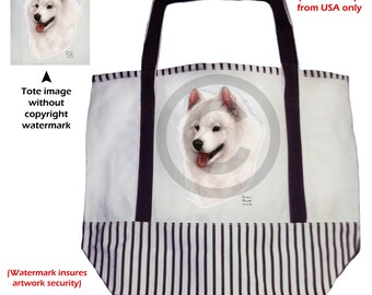 Drawstring Backpack Samoyed Dogs Floral Dog Rucksack Drawstring Backpack Samoyed Dogs Floral Dog Rucksack