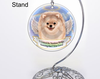 Pomeranian Cream - herdenkingsornament met personalisatieopties