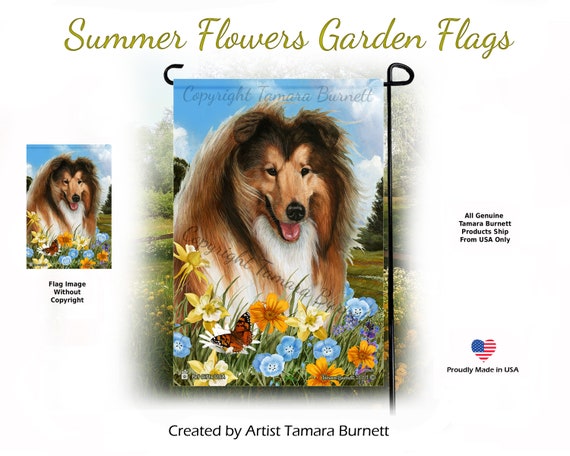 Gartenflagge 'Hello Spring' Mit Blumenmotiv – Frühlingsdeko Für Garten & Vorgarten