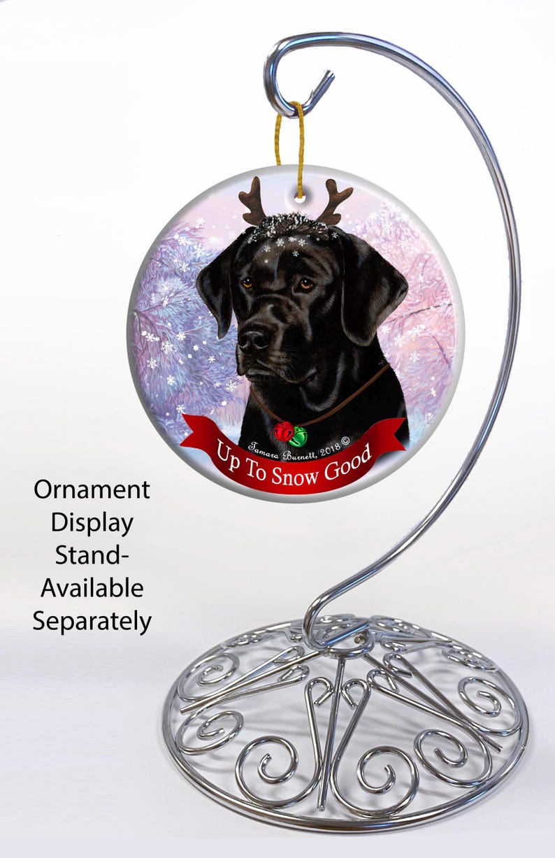 German Shepherd Black up to Snow Good Ornament Etsy