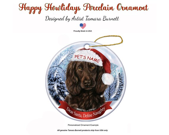 Boykin top spaniel ornament