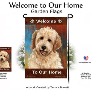 Goldendoodle - Welcome To Our Home Garden Flag