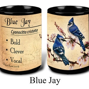 Bird Mugs My Faithful Friends Blue Jay