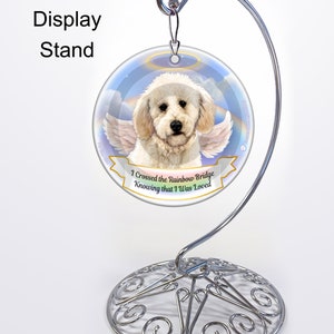 Labradoodle White - Memorial Ornament With Personalization Options
