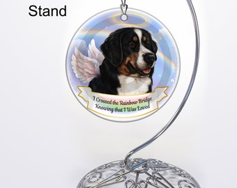 Berner sennenhund - Minnesdekoration med personaliseringsalternativ