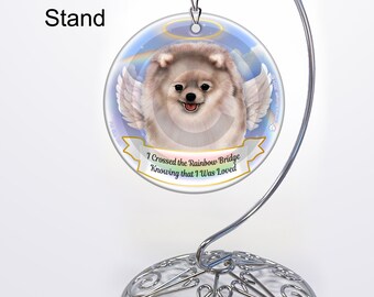 Adorno conmemorativo de Pomerania plateado con opciones de personalización