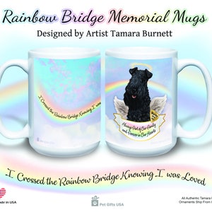 Pet Memorial Kerry Blue Terrier 15 oz. White Coffee Mug