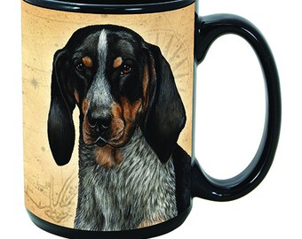 Coonhound (Blue Tick) 15 oz Coffee Mug - My Faithful Friend