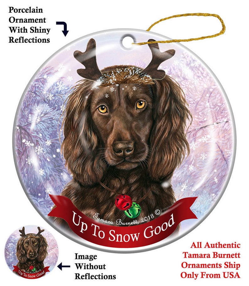 Holiday Pet Gifts Boykin Spaniel Brown Reindeer Antlers Dog - Etsy
