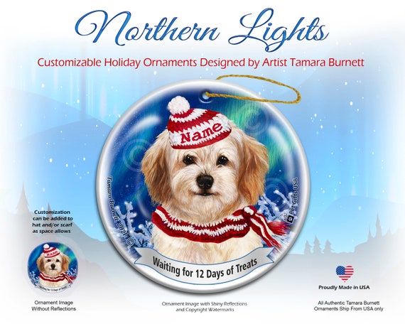 Cavachon christmas sale ornament