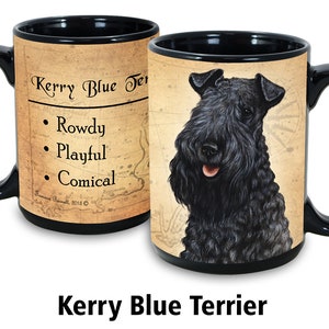 Kerry Blue Terrier  15 oz Coffee Mug - My Faithful Friend