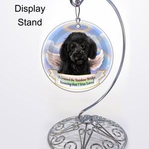 Labradoodle Black - Memorial Ornament With Personalization Options