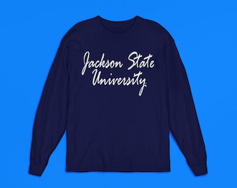 Jackson State University Tigers Script Long Sleeve T-Shirt