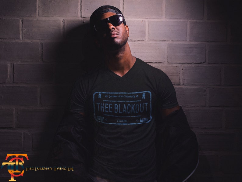 Jackson State University Unisex Short Sleeve Thee Blackout Short Sleeve T-Shirt Jackson State T-Shirt Jackson State Apparel image 2