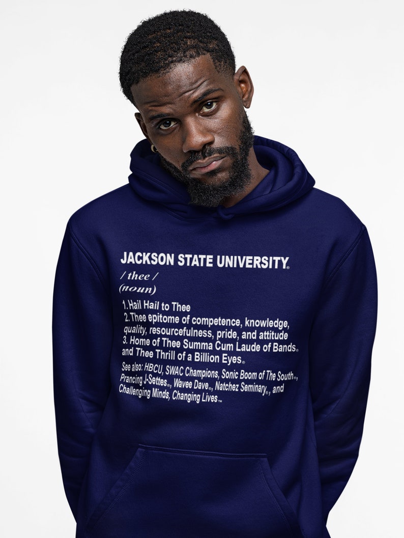 Jackson State Tigers Thee Definition Hoodie, JSU Hoodie, JSU Apparel, Jackson State, Jackson State Tigers, Thee I Love, , SWAC image 1